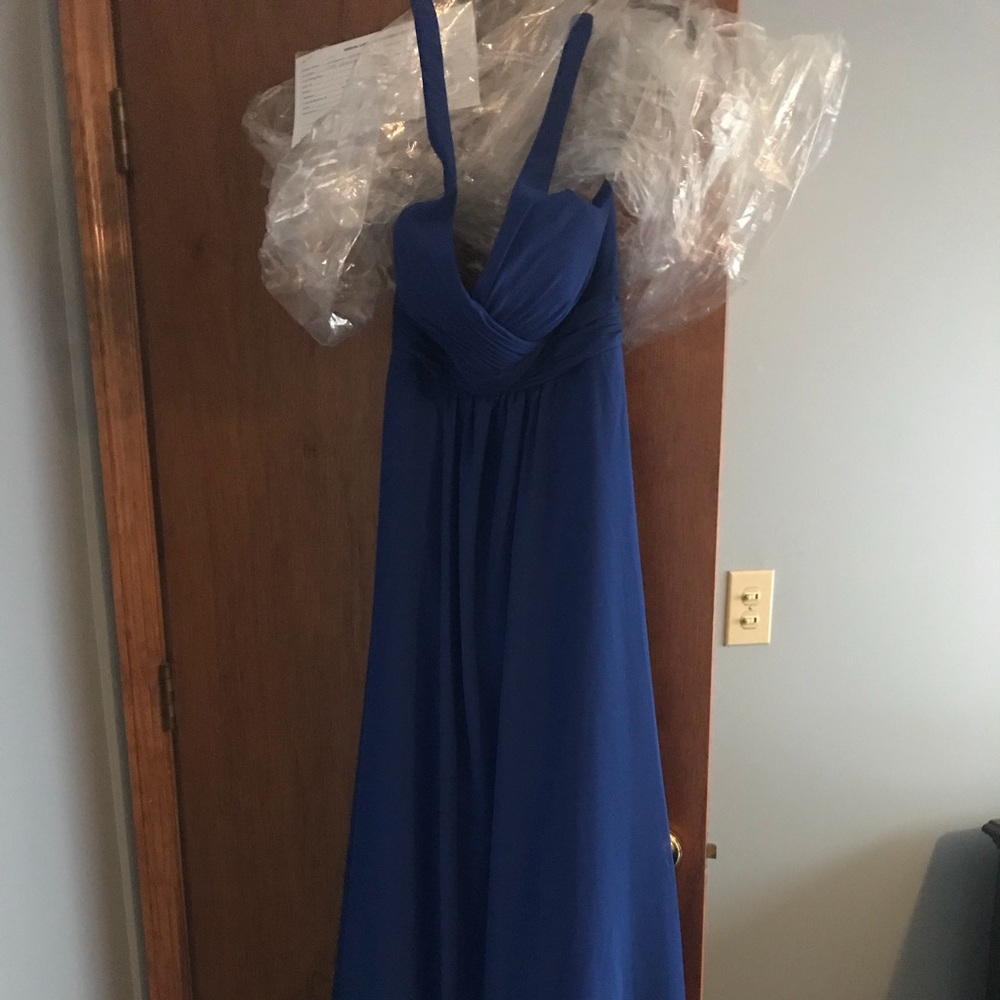 Christina Wu royal blue bridesmaid dress